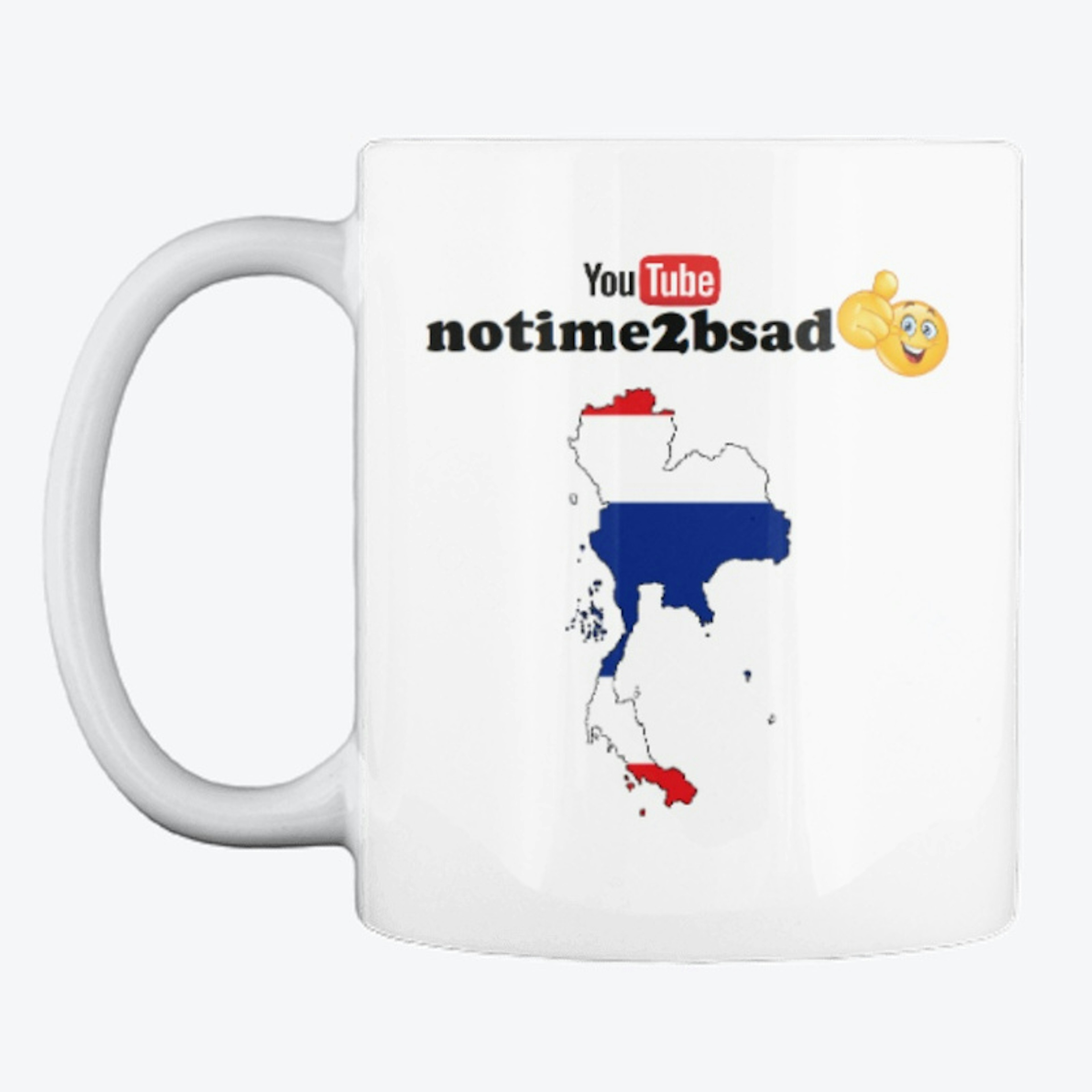 Thailand red white and blue mug